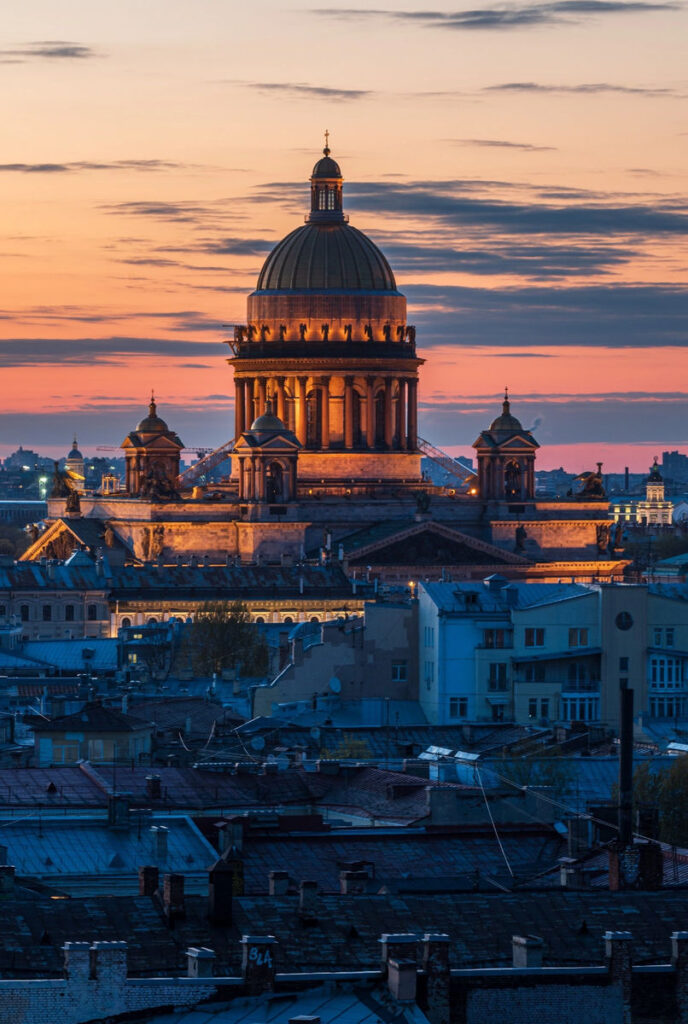 Крыша с видом на Исаакиевский собор
